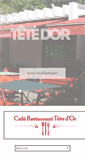 Mobile Screenshot of caferestaurant-tetedor.com